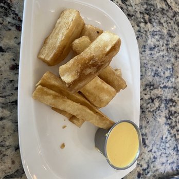 Sabor Mix Restaurant - Appetizer -- Yuca a La Huancaina - Peruvian Near Me - Jacksonville, Florida