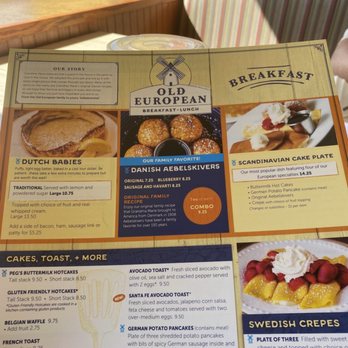 Old European - Menu with aebelskivers - Breakfast & Brunch Near Me - Spokane, Washington Old European - Menu with aebelskivers - Breakfast & Brunch Near Me - Spokane, Washington