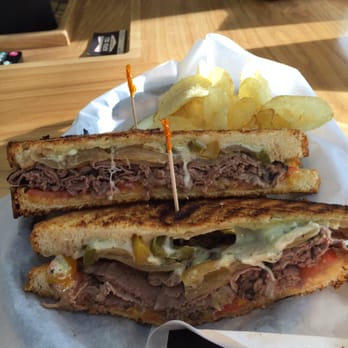 Aspen Deli - Deliciousness! Roast beef panini with grilled onions and pepers - Delis Near Me - Flagstaff, Arizona