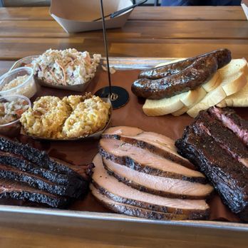 Station One Smokehouse - Family platter: brisket , turkey, pork ribs, sausage, tater tot casserole, Cole slaw - Barbeque Near Me - Yorkville, Illinois Station One Smokehouse - Family platter: brisket , turkey, pork ribs, sausage, tater tot casserole, Cole slaw - Barbeque Near Me - Yorkville, Illinois