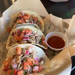 Twisted Timber Tavern - Carnitas tacos