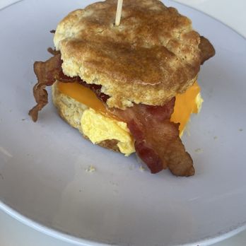 Union Biscuit - Egg & cheese with bacon - Breakfast & Brunch Near Me - Las Vegas, Nevada Union Biscuit - Egg & cheese with bacon - Breakfast & Brunch Near Me - Las Vegas, Nevada