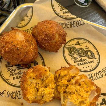 Ray Brothers Barbeque - Oh these hush puppies!!! - Barbeque Near Me - Bouckville, New York