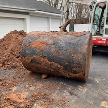 Lombardo Environmental - Tank removed and in the driveway - Environmental Abatement Near Me - Elmwood Park, New Jersey Lombardo Environmental - Tank removed and in the driveway - Environmental Abatement Near Me - Elmwood Park, New Jersey