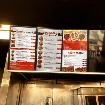 Chicken King Express - Menu board - Mediterranean Near Me - Monrovia, California