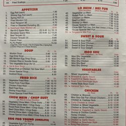 China 1 - 2026 menu page 1