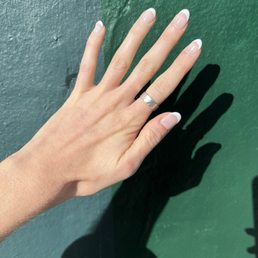 French manicure (no acrylic!) French manicure (no acrylic!)