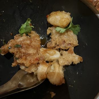 Fish Cheeks - Calamari (Half already eaten) - Seafood Near Me - New York, New York