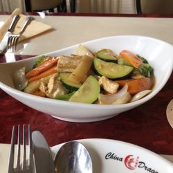 China Dragon - Tofu dish ordered off the menu.  There is only 1 choice and this was it.