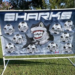 Signarama Laguna Hills - High quality team banner (DIY PVC pipe stand not included)