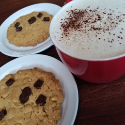 Tango Palace Coffee Company - Chocolate Peanut Butter - Chai latte and chocolate peanut cookies - Coffee & Tea Shops Near Me - Toronto, Ontario