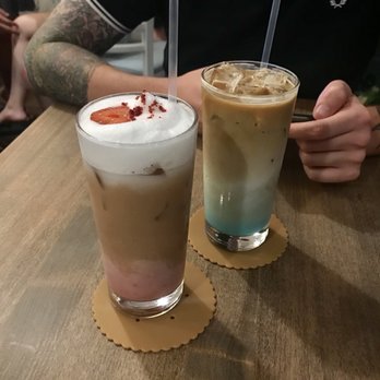 Passion8 Dessert Cafe - Pink panther tea latte, Maldive Latte. Definitely recommend! - Desserts Near Me - Vancouver, British Columbia Passion8 Dessert Cafe - Pink panther tea latte, Maldive Latte. Definitely recommend! - Desserts Near Me - Vancouver, British Columbia