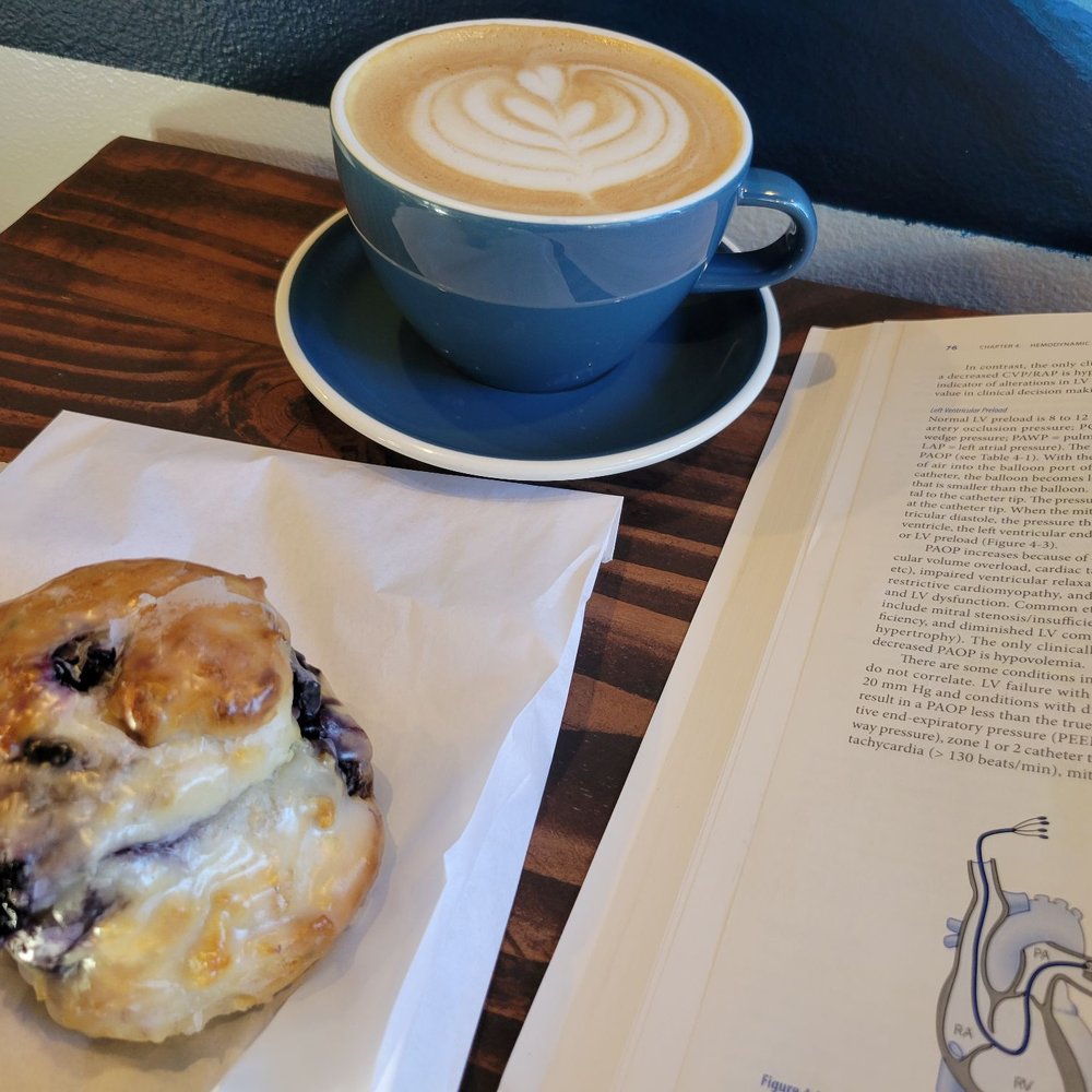 Yonder Coffee - Peppermint mocha with oat milk and a blueberry scone - Coffee & Tea Near Me - Northridge, California Yonder Coffee - Peppermint mocha with oat milk and a blueberry scone - Coffee & Tea Near Me - Northridge, California