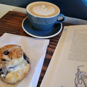 Yonder Coffee - Peppermint mocha with oat milk and a blueberry scone - Coffee & Tea Near Me - Northridge, California Yonder Coffee - Peppermint mocha with oat milk and a blueberry scone - Coffee & Tea Near Me - Northridge, California