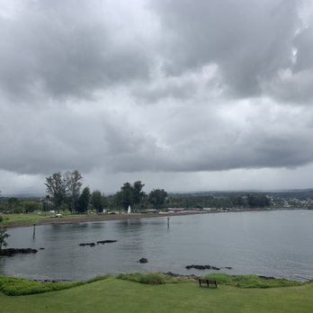 Hilo Bay Cafe - View of Hilo Bay from the balcony. - New American Near Me - Hilo, Hawaii Hilo Bay Cafe - View of Hilo Bay from the balcony. - New American Near Me - Hilo, Hawaii
