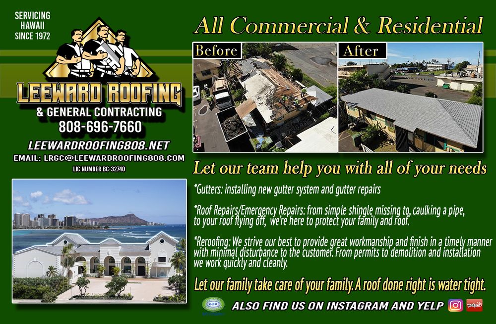 Slide of Leeward Roofing & General Contracting
