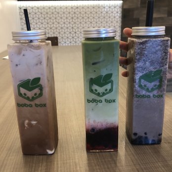 Boba Box - We tried 3 different kind bobas - Coffee & Tea Near Me - Monrovia, California