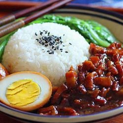 LA Wine Bar & Restaurant - Braised Pork Over Rice