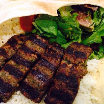 Fresh Bites - Lamb Kefta Kebab (Plate) - Lebanese Near Me - Tampa, Florida