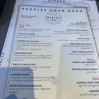Makers Union - New American Near Me - Washington, DC, District of Columbia