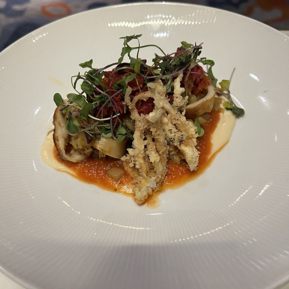 Atlas Steak + Fish - Spanish stuffed calamari - Steakhouses Near Me - Burnaby, British Columbia