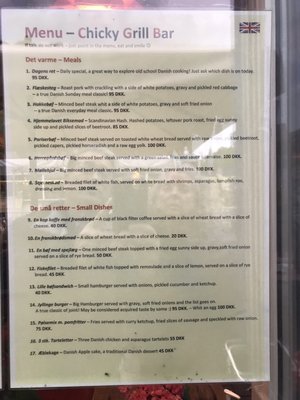 Menu photo 1 Chicky Grill Copenhagen, 84