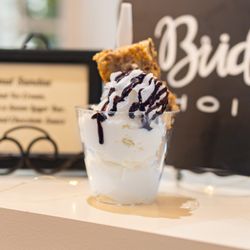 Creamy Coconut Sundae for Creamworx catering, parties, and local events in Highland, Utah.