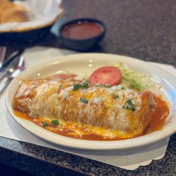 Marieta's - Beef and bean burrito, with enchilada sauce - Mexican Near Me - Santee, California Marieta's - Beef and bean burrito, with enchilada sauce - Mexican Near Me - Santee, California