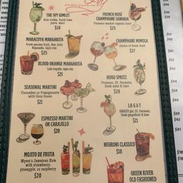 Gotta love a retro menu Gotta love a retro menu