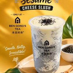 Ben Gong’s Tea - Annandale - @BenGongsTea.Annandale A little bold. Completely irresistible
Meet our Black Gold Sesame Cheese Slush.