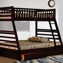 AB Furniture - Bunkbed twin/full size $380.00 with 2 drawers in different color also we also have differents one thanks