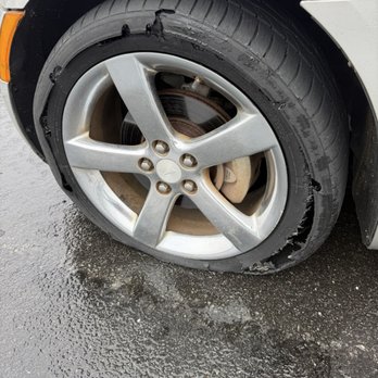 Goodyear Auto Service - The flat tire they replaced. - Tires Near Me - Greenville, South Carolina