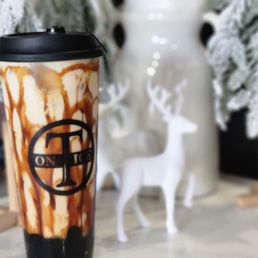 24oz. - Tiger Bomb - Brown Sugar Milk Tea with Boba