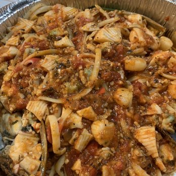 Cafe Sicilia - Zuppa Di Pesce- seafood in every bite! - Italian Near Me - Bedford, Texas