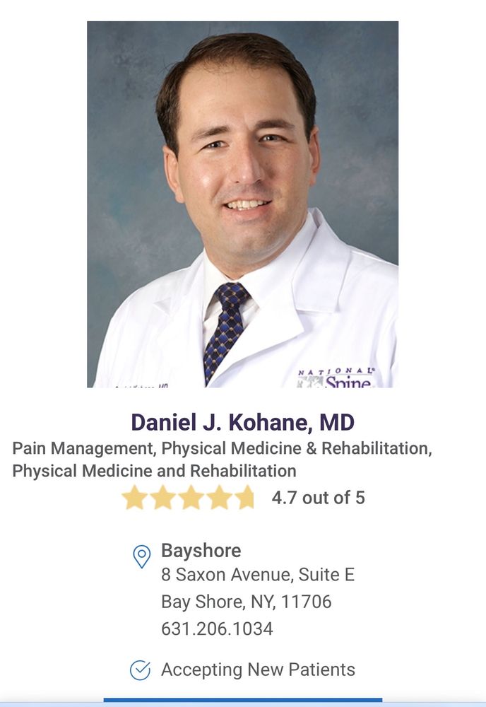 NEW YORK SPINE & PAIN PHYSICIANS BAY SHORE Updated August 2024 8