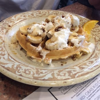 Another Broken Egg Cafe - The famous belg waffle! My husband loves! - Breakfast & Brunch Near Me - Winter Park, Florida