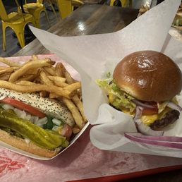Chicago Polish & Cheeseburger