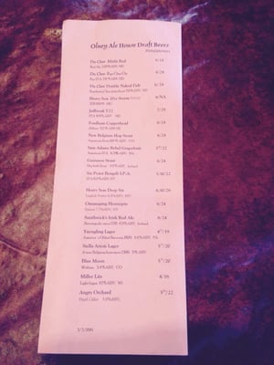 Menu photo 4 Olney Ale House Olney, MD