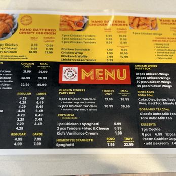 Kukuruku crispy chicken - Menu - Desserts Near Me - Lakeland, Tennessee