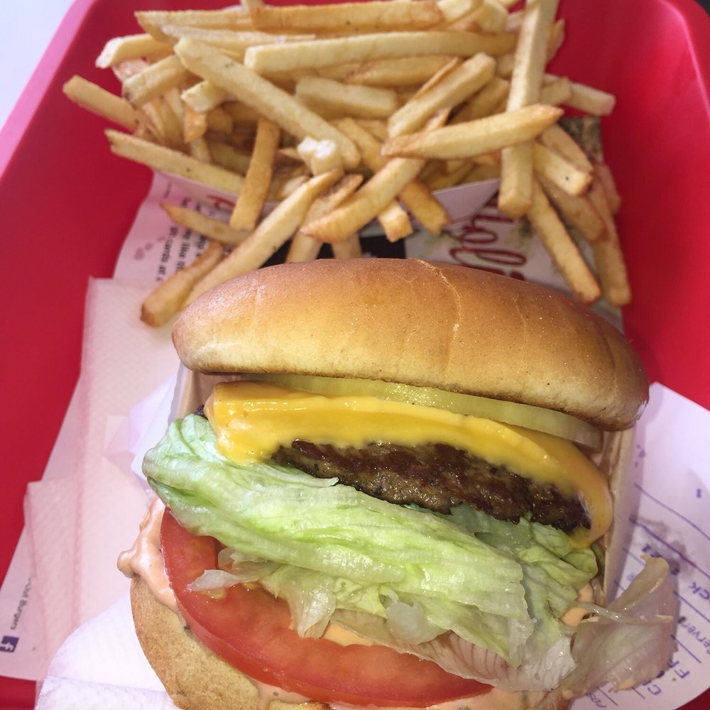 In-N-Out Burger - Sometimes a like it simple...a cheeseburger with French fries. - Burgers Near Me - Palmdale, California In-N-Out Burger - Sometimes a like it simple...a cheeseburger with French fries. - Burgers Near Me - Palmdale, California