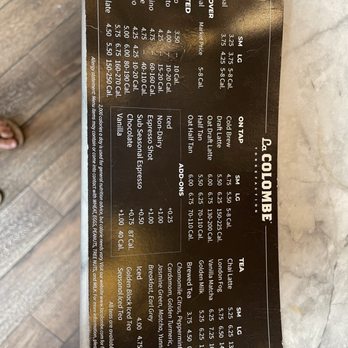 La Colombe - Menu - Coffee & Tea Near Me - Washington, DC, District of Columbia