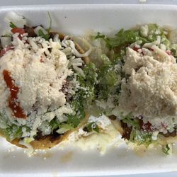 Taqueria Jaiba Brava - Hand made sopes with meat, beans, vegetables, 
Cheese,sour cream 
Only at "Taqueria Jaiba Brava"
"The place where everyday we cook Fresh"