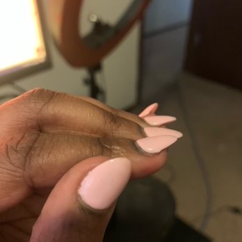 Secret Nails - my nails are flying off my fingers and pushed up. (day 2) - Nail Salons Near Me - Iowa City, Iowa
