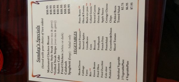 Menu photo 2 Miki's Restaurant Matthews, NC