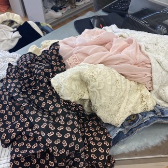 Crossroads Trading - 2 Rebecca Minkoff tops, 1 Rebecca Minkoff dress, 1 Free People dress, 1 Rag & Bone sweater and 1 Zara Shorts - received $42 cash - Used, Vintage & Consignment Near Me - Berkeley, California
