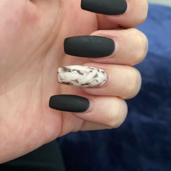 Happy Valley Nails & Spa - Check out the difference on the marble one this is left hand - Nail Salons Near Me - Phoenix, Arizona Happy Valley Nails & Spa - Check out the difference on the marble one this is left hand - Nail Salons Near Me - Phoenix, Arizona