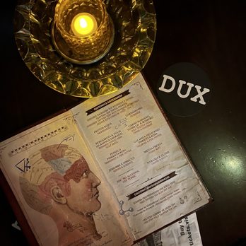 Dux - G&T menu - Cocktail Bars Near Me - Barcelona, B