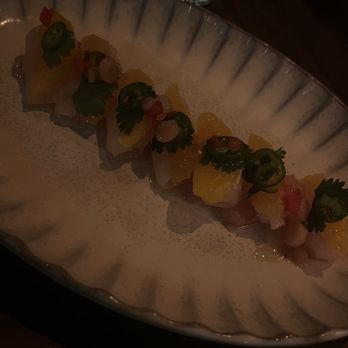 PYRO - Yellowtail Sashimi* - Desserts Near Me - Phoenix, Arizona