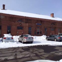Amtrak - The building is closed, the the train starts