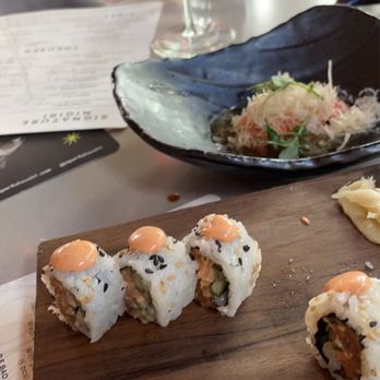 Paperfish Sushi - Spicy tuna roll and tiradito - Sushi Bars Near Me - Miami, Florida